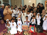 Himpunan Mahasiswa Program Studi Pengembangan Masyarakat Islam Adakan Kegiatan Santunan Di Panti Asuhan Titipan Illahi SKIP