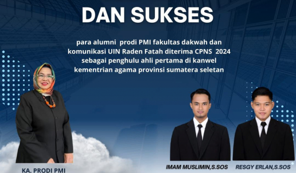 SELAMAT DAN SUKSES KEPADA MAHASISWA PROGRAM STUDI PENGEMBANGAN MASYARAKAT ISLAM YANG LULUS CPNS TAHUN 2024