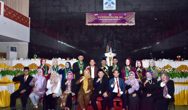 yudisium yang ke-50 fakultas dakwah dan komunikasi prodi pengembangan masyarakat Islam universitas Islam raden fatah palembang.